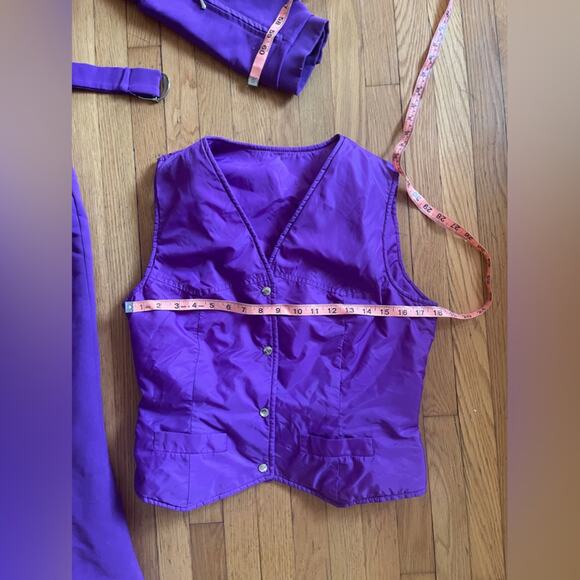 70s Vintage Roffe Purple Snow Suit with Matching Vest - Picture 14 of 15